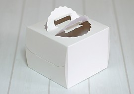 손잡이무지(케익)상자